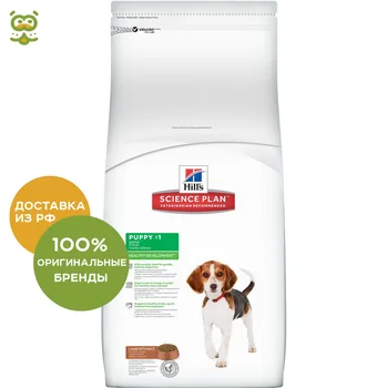

Hill's Science Plan Healthy Development корм для щенков средних пород, Ягненок и рис, 12 кг.