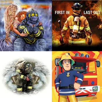 

Fireman 5D diy Needlework diamond embroidery pattern handcraft mosaic wedding decor diy diamond painting cross stitch kits decor