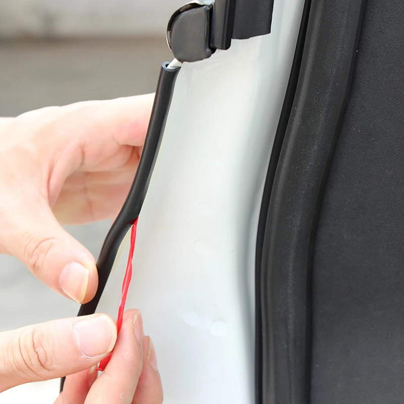 

Universal Rubber Car Door Side Edge Moldings Strips Protector Anticollision Decorate For Seat ibiza Ford Volvo Car Styling
