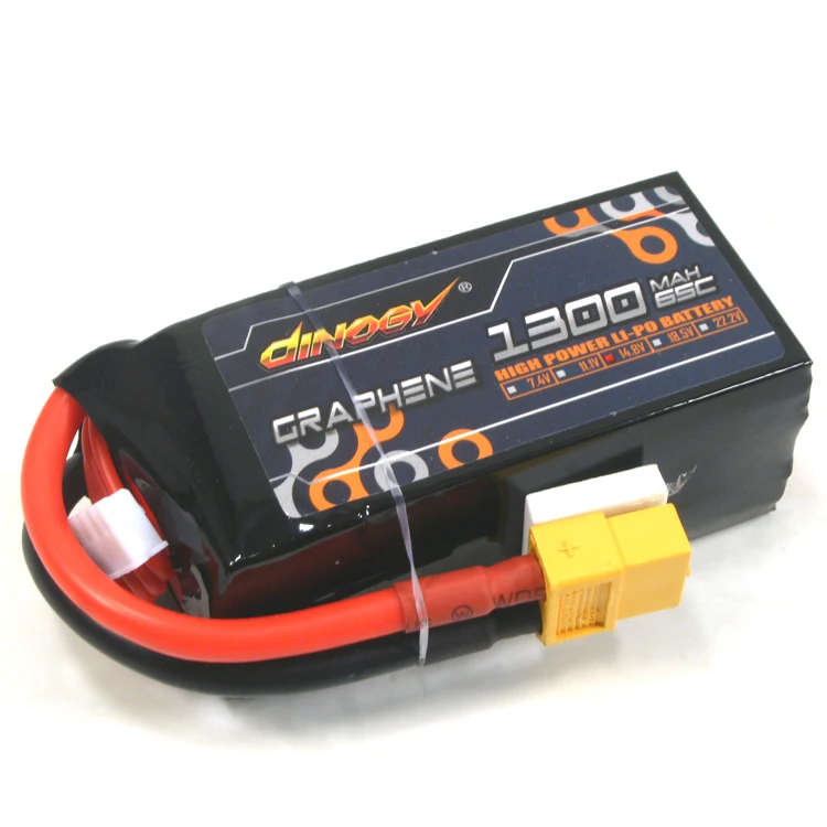 Литий ионный аккумулятор Giant Power DINOGY GRAPHENE 65C 14 8 в 1300 мАч 1500 с разъемом XT60 для FPV Racing