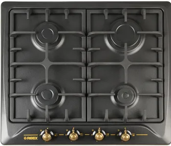 

Built-in gas hob REEX PG-640 RBk, retro design