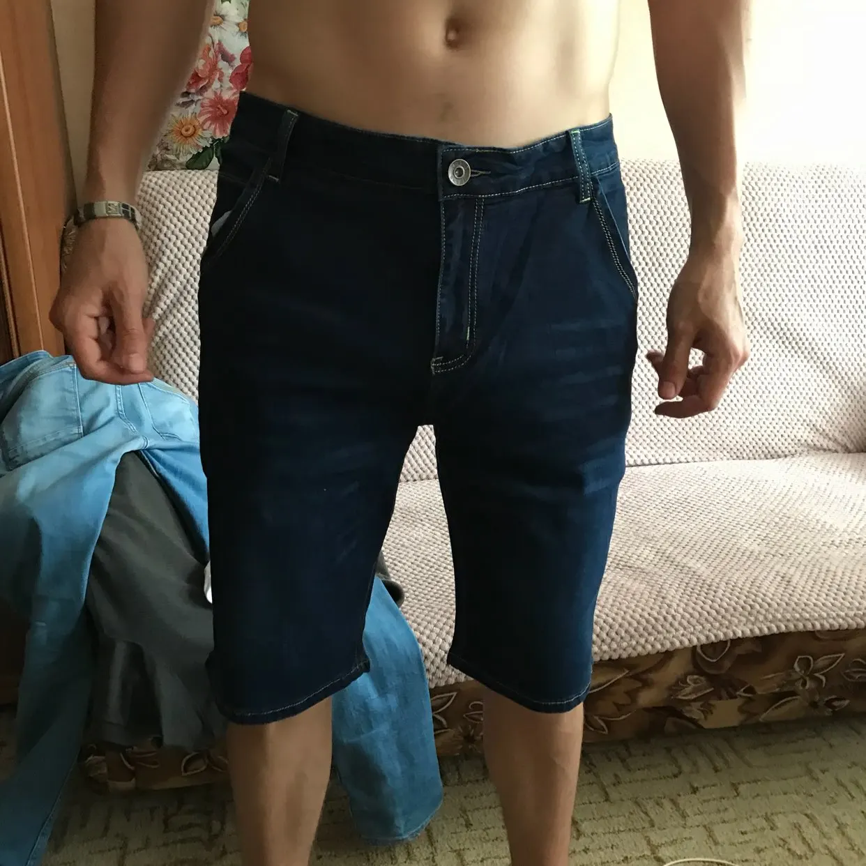 Джинсовые шорты Brother Wang