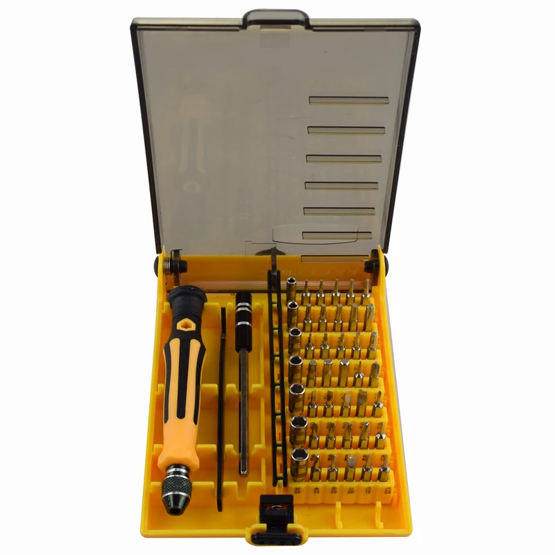 

CRV 45pcs Mobile Phone Precision Screwdriver Set Repair Tool Magnetic Precision Screwdriver Set Screw Driver Tool kit 6089A