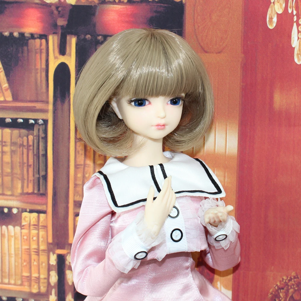 DBS BJD 1/4 45 см кукла с одеждой чулки обувь комбинация розовая Униформа школьная