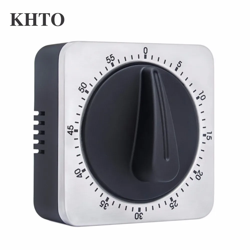 KHTO Timer Kitchen Timer 60 Minute Timing with Loud Alarm Sound