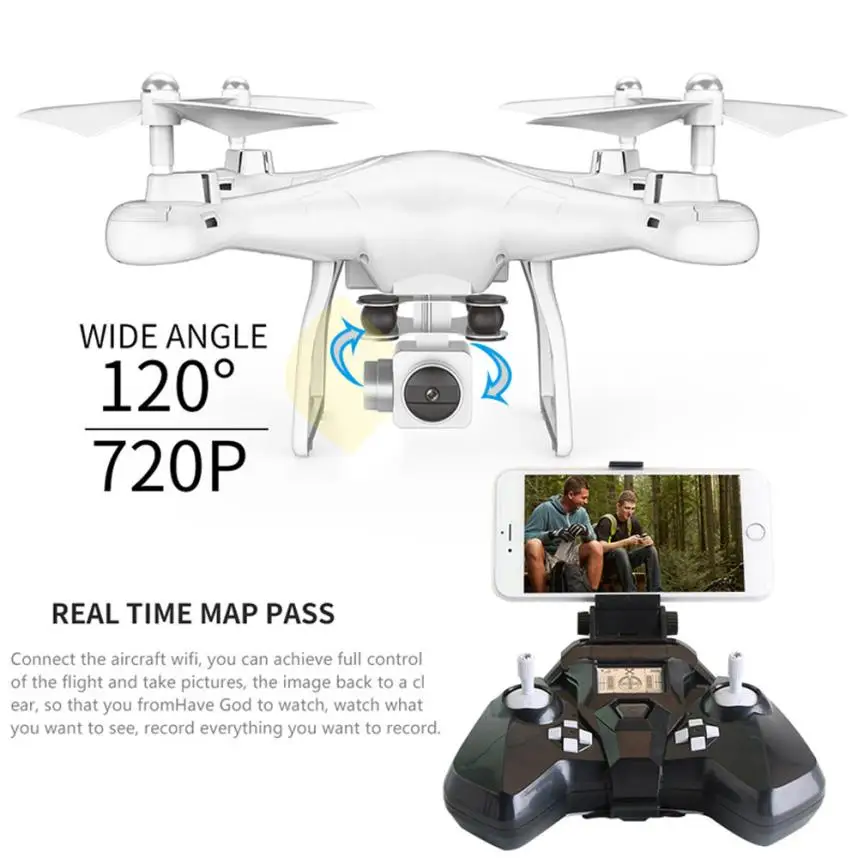 

Altitude Hold SMRC S10W-G 120 Angle Quadcopter Drone 720P Camera Helicopter IUNEED TOY Store