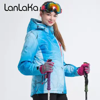 

2019 Women Ski Jacket Snowboard Jacket Windproof Waterproof Outdoor Sport Wear Skiing Snowboard Clothing Super Warm Winter Coat