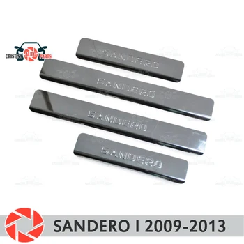 

Door sills for Renault Sandero 2009-2013 step plate inner trim accessories protection scuff car styling decoration