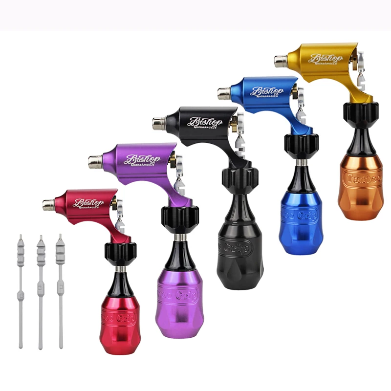 New Tattoo Machine Rotary Shader and Lining Gun Bishop Professional Style +tattoo grip Adjust the length of needle | Красота и