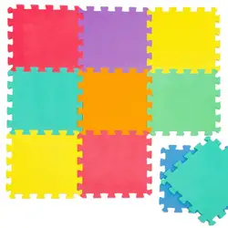 NEEU мягкие коврики для игр для детей 7 цветов EVA коврики для пены полы пазл для головоломки коврики для занятий йогой 9 шт с границами края