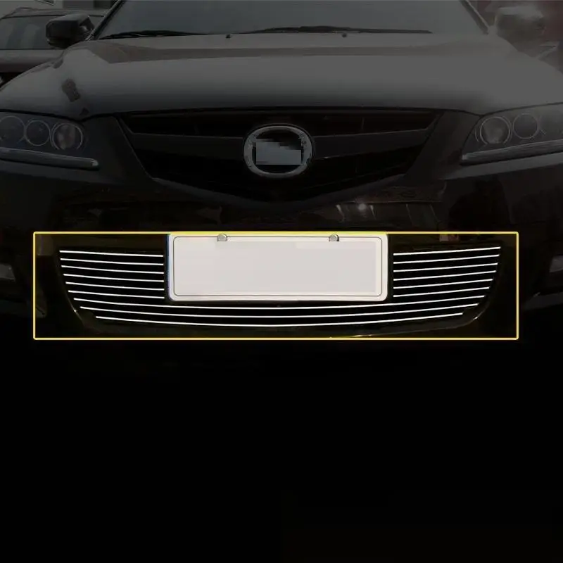 

Grille exterior durable decorative modified decoration car styling bright sequins covers trim 11 12 13 14 15 FOR Mazda Atenza