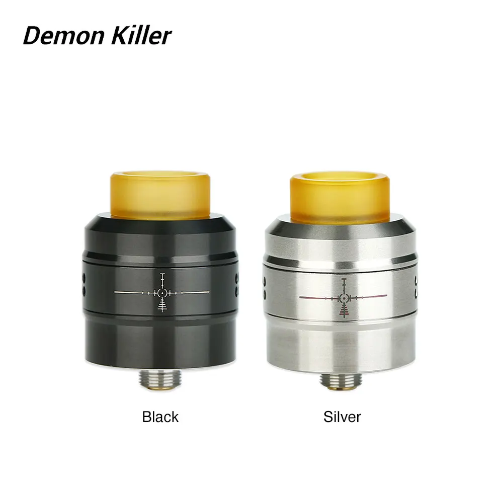 

Original Demon Killer Sniper RDA Tank 24.8mm Diameter with Dual-post Deck & Bottom Feeder Pin for Squonk MODs Rebuildable Tank
