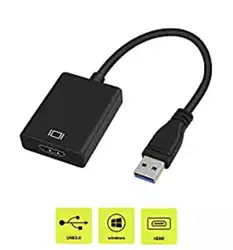 BOHYLOY USB к HDMI адаптер, USB 3,0 к HDMI 1080 P видео Графический кабель конвертер с аудио выходом для нескольких мониторов