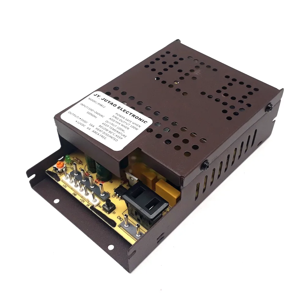 

AC100V-260V input, output 12V6A 5V16A Power supply power switch for game machine, vending machine