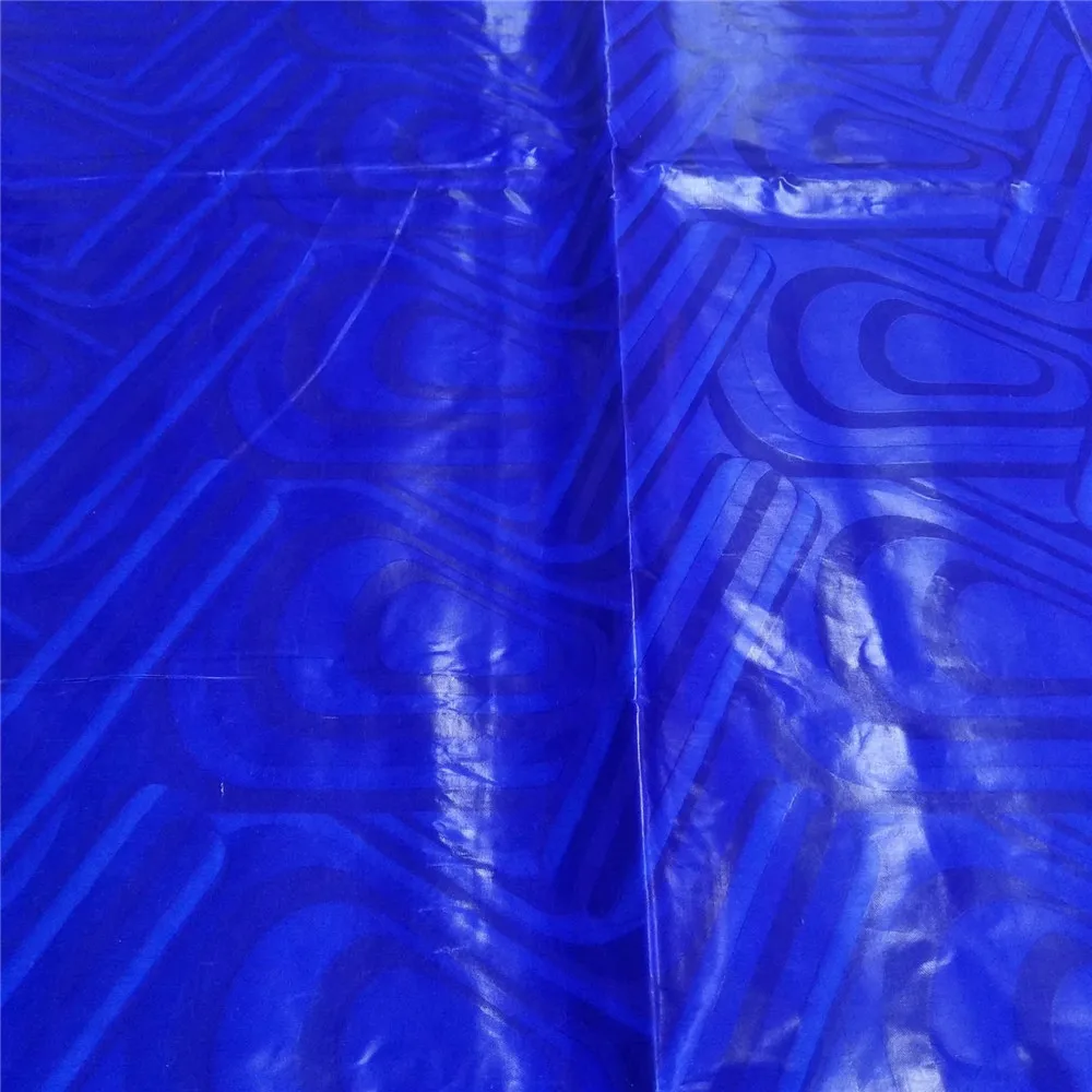 

Royal Blue Cotton Guinea Brocade Fabric High Quality African Bazin Riche Fabric Nigerian Lace Fabric For Wedding L41-3