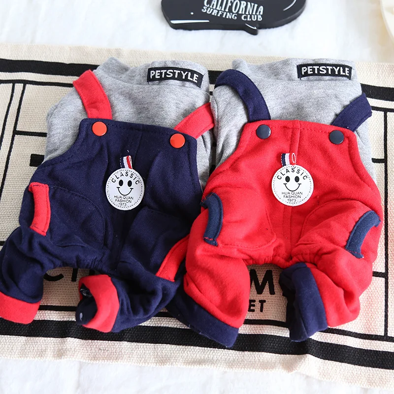 

Smile Pet Dog Clothes Winter Warm Dog Bathrobe Jumpsuits Dog Pajamas Thick Coats Clothing For Dogs Cat Yorkie Maltese