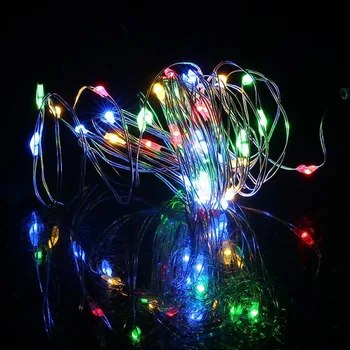 

10PCS 3M LED Copper String Light 30 Bulbs CR2032 Battery Powered Christmas Fairy Lights New Year Holiday Wedding Decoration