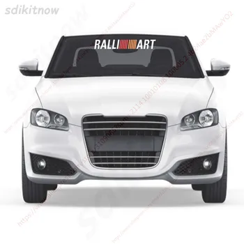 

80x10cm Car Front Rear Windshield Ralliart Sticker Decal Styling For mitsubishi lancer asx outlander pajero galant accessories