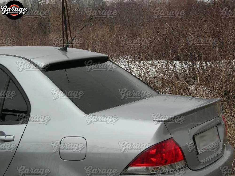 Спойлер на заднее стекло для Mitsubishi Lancer 9 2003-2007 ABS пластик навес Аэро крыло литье украшения автомобиля Тюнинг стиль