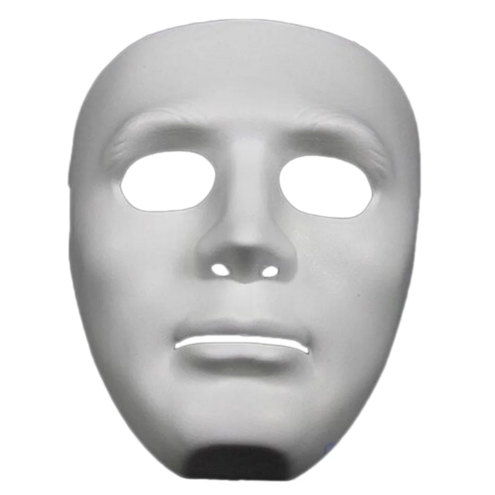 Halloween Party DIY Scary Masks White Full Face Cosplay Masquerade Mime