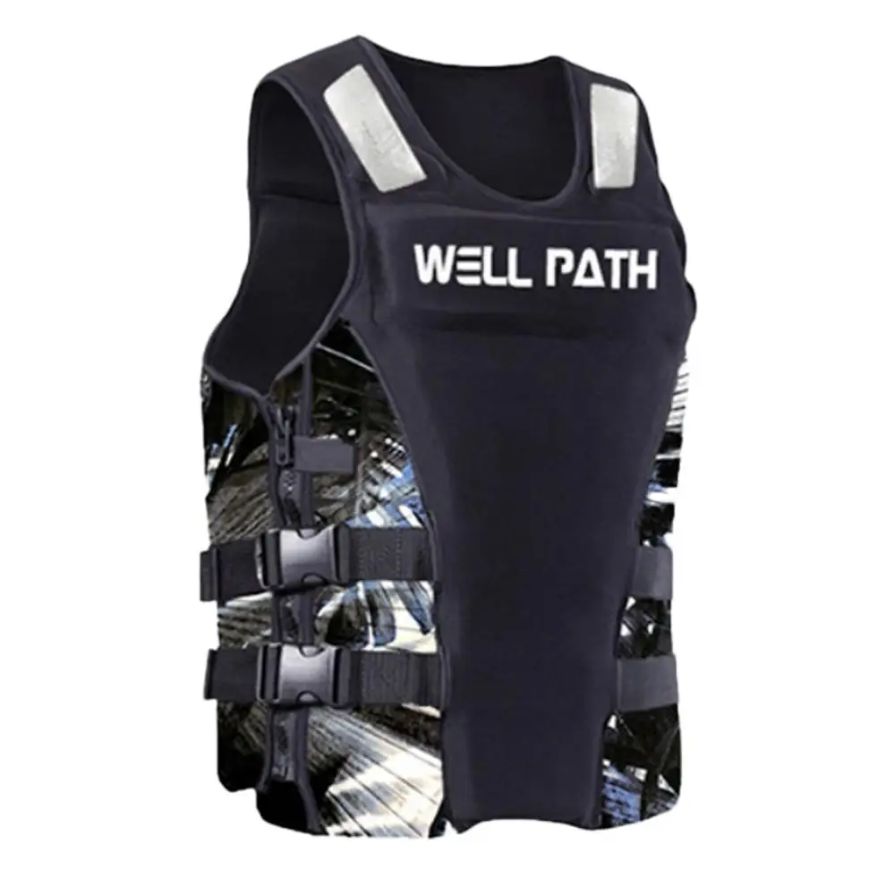 Perfecian Water Sports Life Jacket Vest for Fishing Diving Swimming kayak Boating Rescue Float Safety Survival Aid 