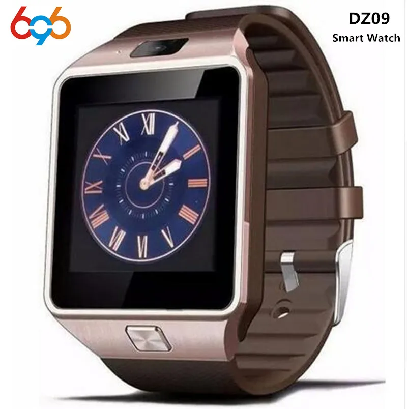 696 Носимых устройств DZ09 bluetooth smart watch для android phone support SMI TF карты Камера Мужчины Женщины наручные Спорт