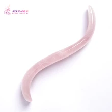 100% Natural rose quartz massage wand relaxing S shape wand reiki crystal healing natural healing crystals for body massage цена 100% Natural rose quartz massage wand relaxing S shape wand reiki crystal healing natural healing crystals for body massage цены онлайн