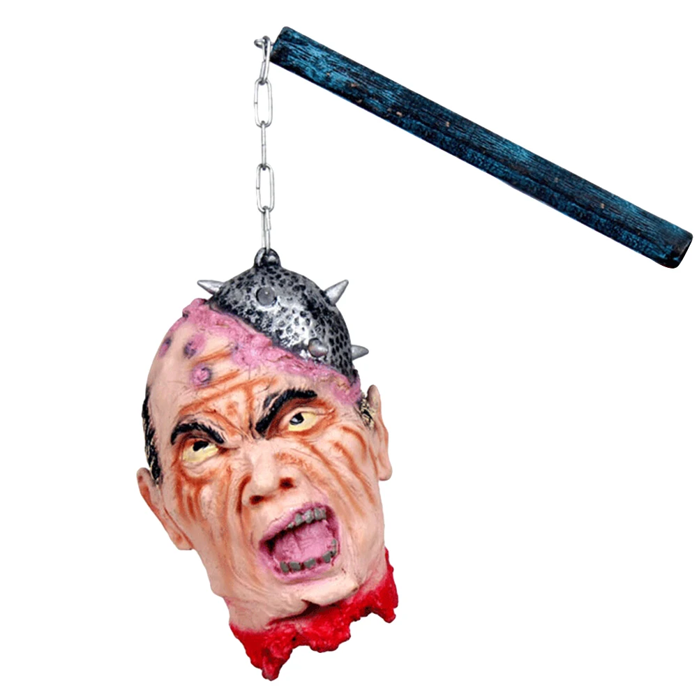 Halloween Zombie Head Decoration Scary Creative Realstic Funny Props Haunted Statue Figurine for Carnival Party | Дом и сад