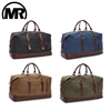 MARKROYAL Canvas Leather Men Travel Bags Carry on Luggage Bags Men Duffel Bags Handbag Travel Tote Large Weekend Bag Overnight ► Photo 1/6