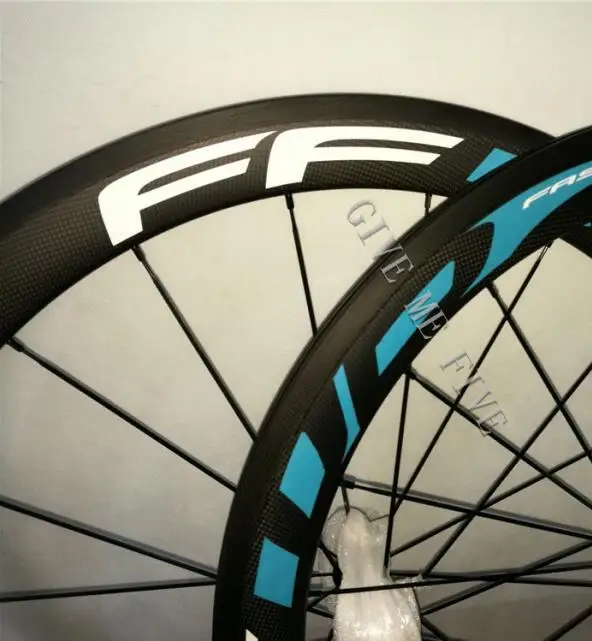 

Road carbon 700C F5R U shape carbon tubular wheelset 50mm 25mm wide, Ultralight carbon Clincher wheels road bike wheels for sale