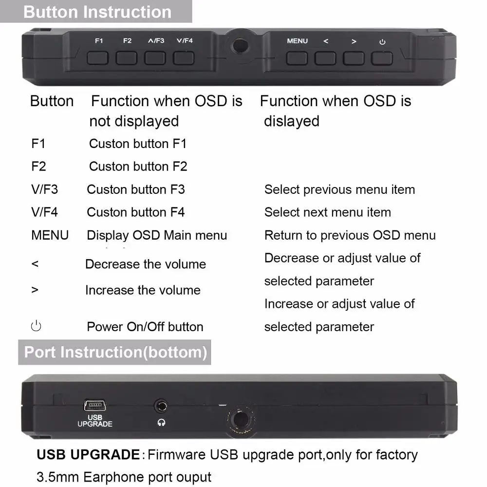 (Можно отправить из ЕС) Feelworld F6 5 7 &quotIPS 4K HDMI камера лучший монитор для камеры Canon Nikon