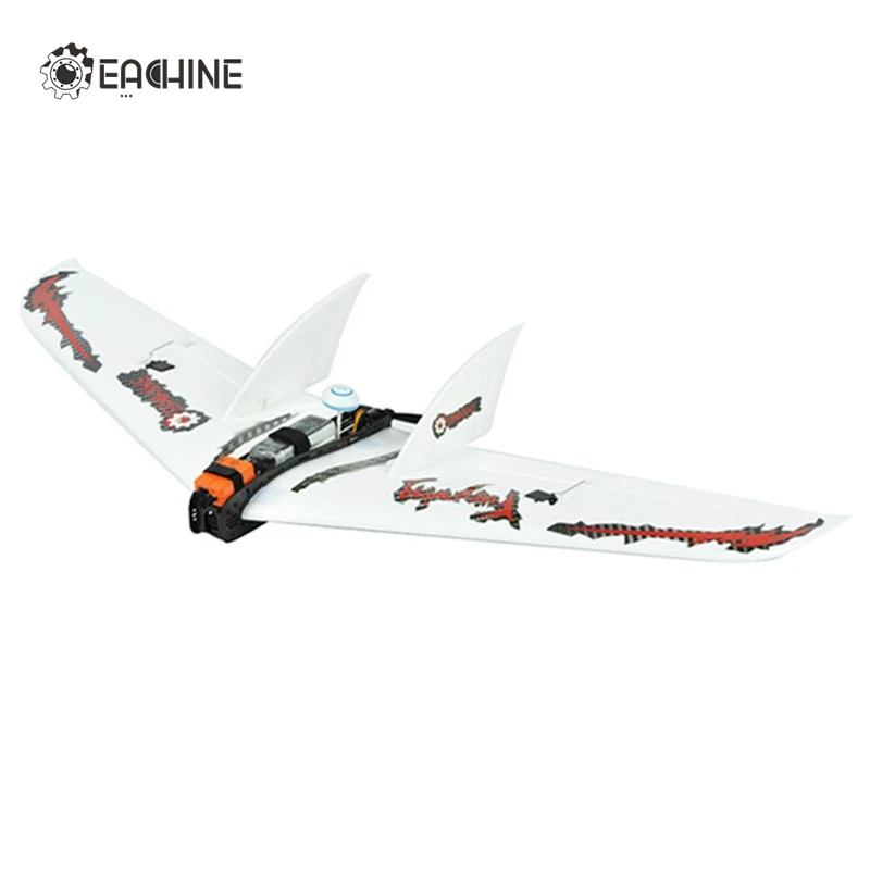 

2017 New Arrival Eachine Fury Wing 1030mm Wingspan Carbon Fiber EPO FPV Racer Flying Wing RC Airplane KIT Plane Aircraft Toys