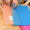 High quality 8 sizes Random Color Plastic Double Layer Paper Document File Bill Zipper Bag Pencil Pouch ► Photo 2/6