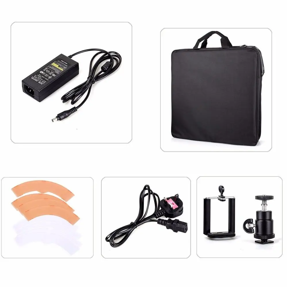 Светодиодная кольцесветильник лампа Fotopal RL 18 дюймов 55 Вт 5500 к|led camera|ring lightled ring light |