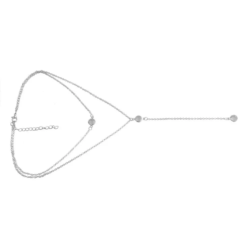 Fashion Necklace chain for women Women Multilayer Alloy Pendant Necklace Chain Jewelry collares mujer Collier ras de cou A15#N (5)