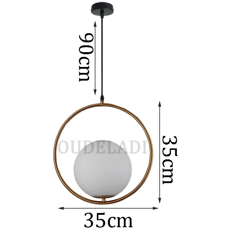 Luces colgantes globo redondo dorado Bar restaurante cocina accesorios bola de cristal lámparas colgantes lámpara colgante lamparas luminaria avize Luces colgantes globo redondo dorado Bar restaurante cocina accesorios bola de cristal lámparas colgantes lámpara colgante lamparas luminaria avize