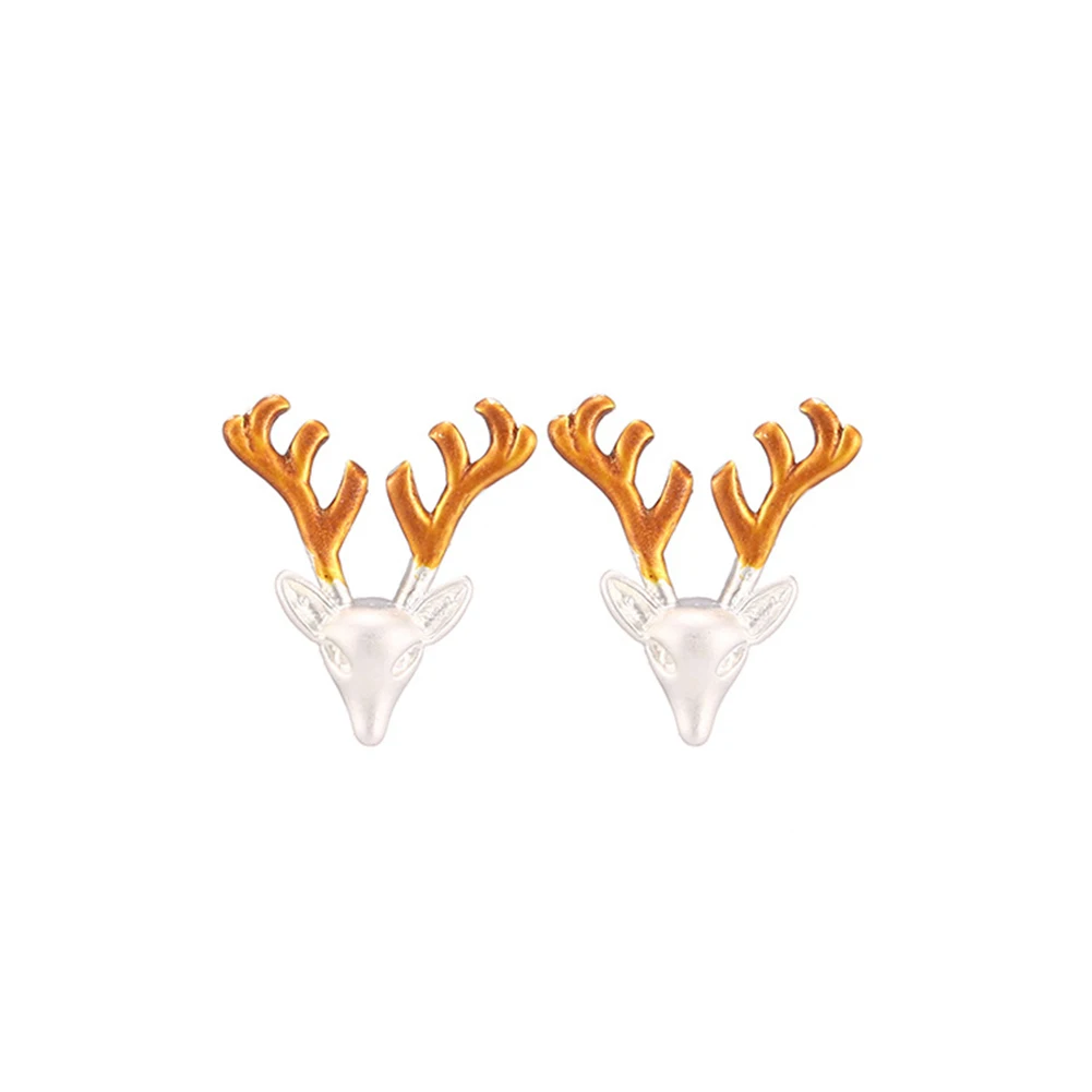 

Fashion Deer Stud Earrings Jewelry for Women Gift Charming Luxury Christmas
