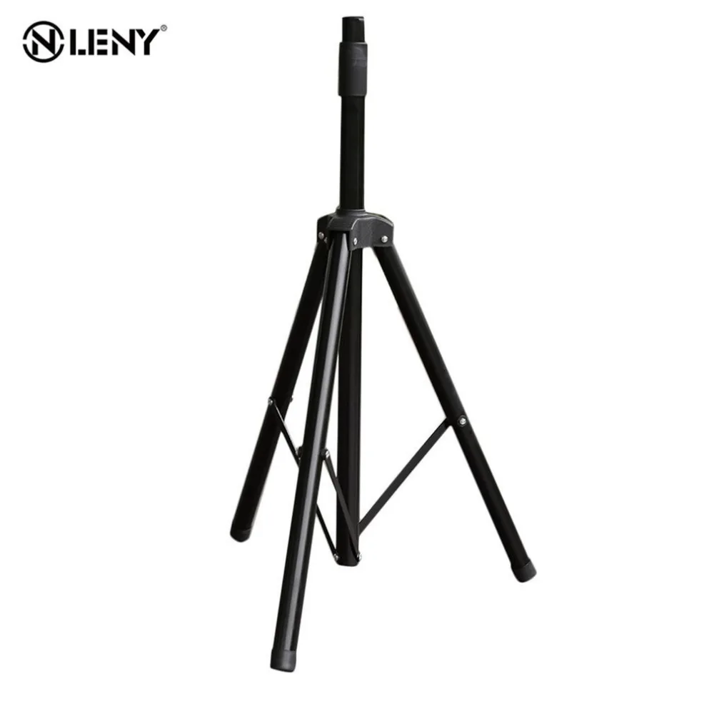 

Newest Universal Portable Retractable Black Heavy Duty Tripod Surround Holder Pole Mount DJ PA Speaker Stand Support Bracket