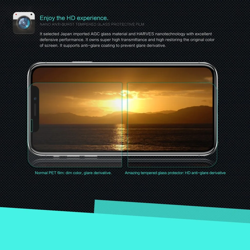Защитная пленка для экрана iphone xr 6,1 дюймов NILLKIN Amazing H/H+ PRO 9H 2.5D Закаленное стекло для iphone xr glass