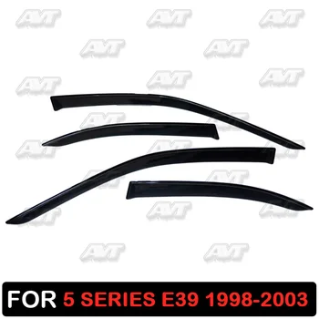 

Window deflectors for BMW 5 E39 1998-2003 1set-4pcs car styling wind decoration guard vent visor rain guards cover