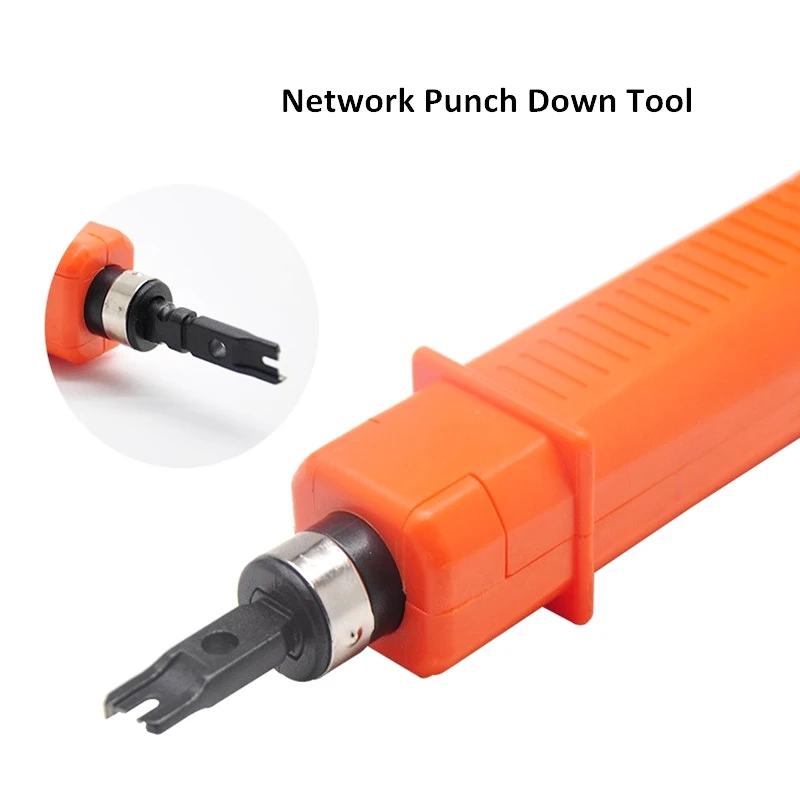 110 and BK & Network Wire Stripper Network Wire Punch Down Impact Tool YaeTek Punch Down Tool with Two Interchangeable Blades 