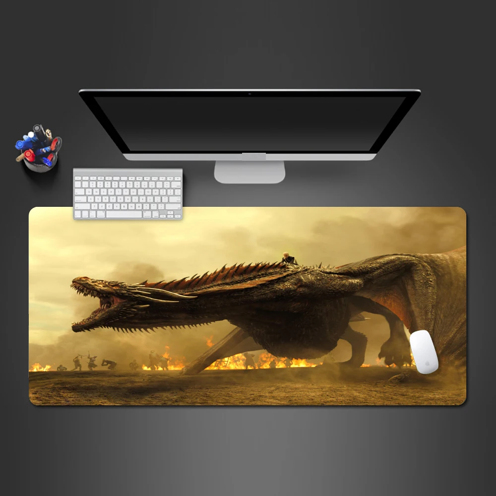 

Cool Game Of Throne Movie Mouse Pad Rubber Large Pad PC Gaming Computer Mousepad HD Print Gaming Mause Pad To Gamer Movie Mats