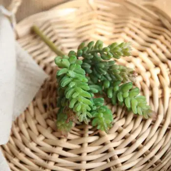 

1pc 17.5cm Artificial Succulent Plant Landscape Decorative Flower Mini Green Fake Succulents Plant Garden Arrangement Decor