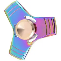 Многоцветный треугольной формы мини ручной спиннинг гироскопа настольная игрушка EDC