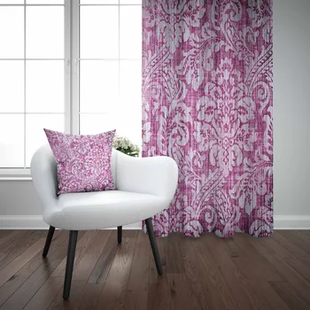 

Else Purple White Retro Authentic Ottoman Ethnic 3D Print Living Room Bedroom Window Panel Curtain Combine Gift Pillow Case