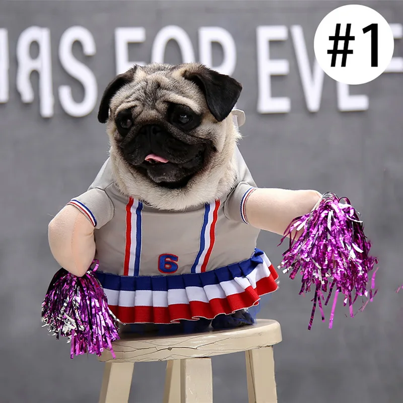 

Pet Cosplay Cute Costume Clothes for Small Medium Dog Cat Supplies 2018 New Arrival Halloween Happy Kawaii Clothing Pet 1 Pcs