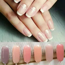 PVADCOL 7ml Nail Gel Translucent Jelly French Nails Varnish Soak off UV Gel Nail Polish