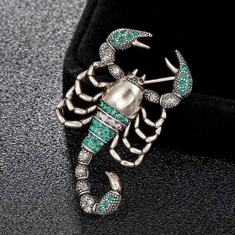 

Donia Jewelry scorpion Brooch men brooch Animal Accessories upscale Antique retro Pin brooch Christmas Gift