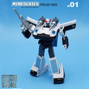 

[Show.Z Store] IronTrans M-01 M01 Mini Series Police Prowl Transformation Action Figure