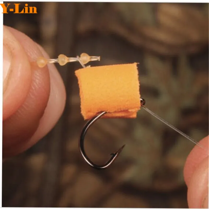 

10pcs Carp fishing Boilies bait Dumbbell stops hook links sleeve stopper beads pop up quick change beads holder clip tackle